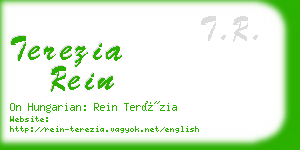 terezia rein business card